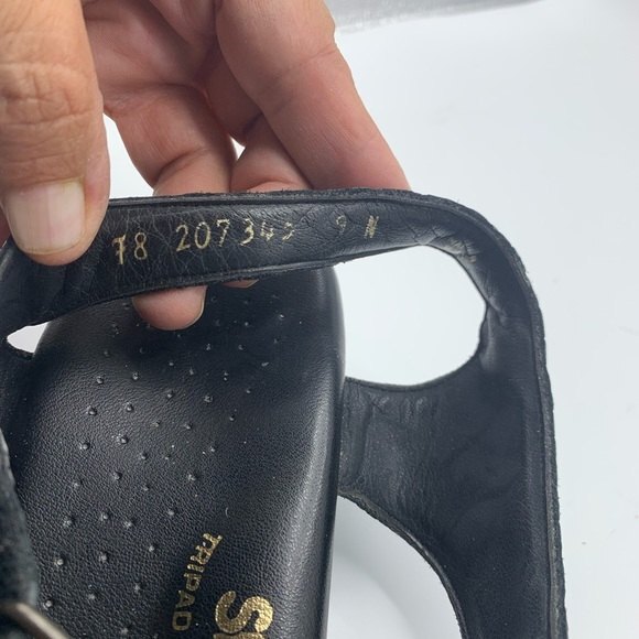 SAS Black Sandals 9 N - Picture 6 of 7